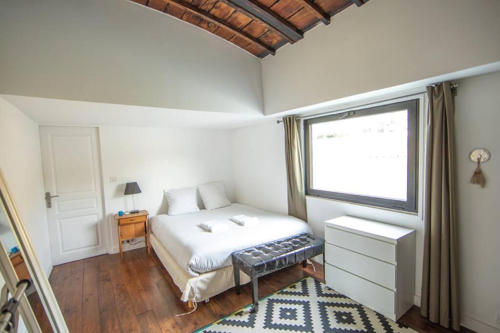 Villa Grande péniche 4 ch - 10 pers -Paris - Ile de Puteaux- terrasses Extérieur photo