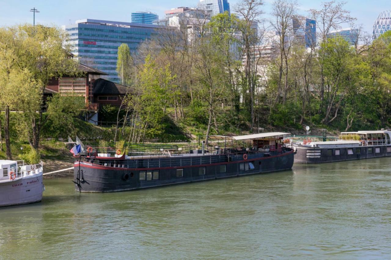 Villa Grande péniche 4 ch - 10 pers -Paris - Ile de Puteaux- terrasses Extérieur photo